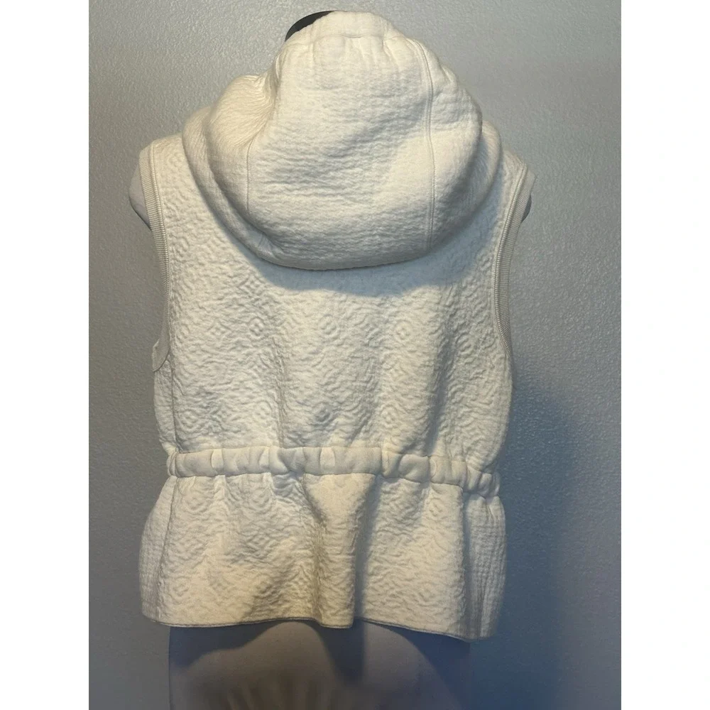 Louis Vuitton‎ Embossed Monogram Hooded Vest sz. XS Wool Cashmere Runway 2024